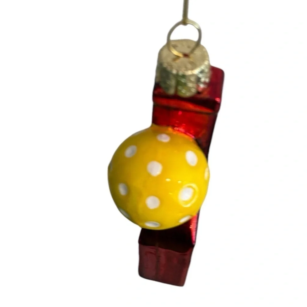 NWT Pickleball Christmas Ornament